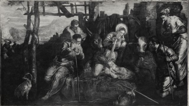 Bulloz — Robusti Jacopo - sec. XVI - Adorazione dei pastori — insieme